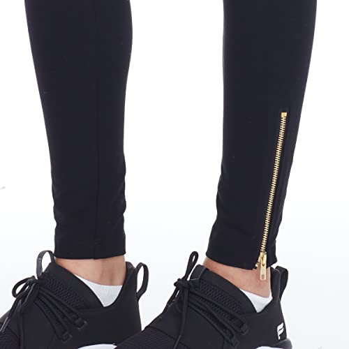 Women's Comfortable High-Rise Side Zip Legging